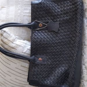 🎅Valerie Stevens black leather purse Excellent condition